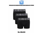 CONJUNTO DE BOXERS CALVIN KLEIN NB3608-001 3 PIEZAS