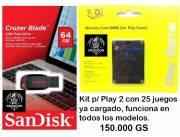 Kit Pendrive con juegos y Memorycard para Play 2