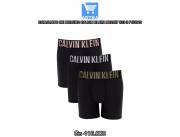 CONJUNTO DE BOXERS CALVIN KLEIN NB2597 933 3 PIEZAS