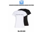 CONJUNTO DE CAMISETA CALVIN KLEIN J20J220161 BEH 2 PIEZAS