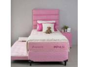 SOMIER SUPER SPUMA IMPULSE KIDS DE 100 X 190 !! NUEVOS CON GARANTIA ! DELIVERY SIN COSTO