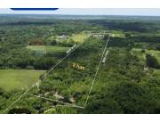 VENDO 10 HECTÁREAS EN CNEL.OVIEDO CAMINO A CARAYAO BORDEA UN ARROYO IDEAL P/TODO