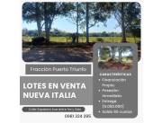 Vendo terrenos en Nueva Italia. Pequeña entrega y cuotas desde 650.000 G.