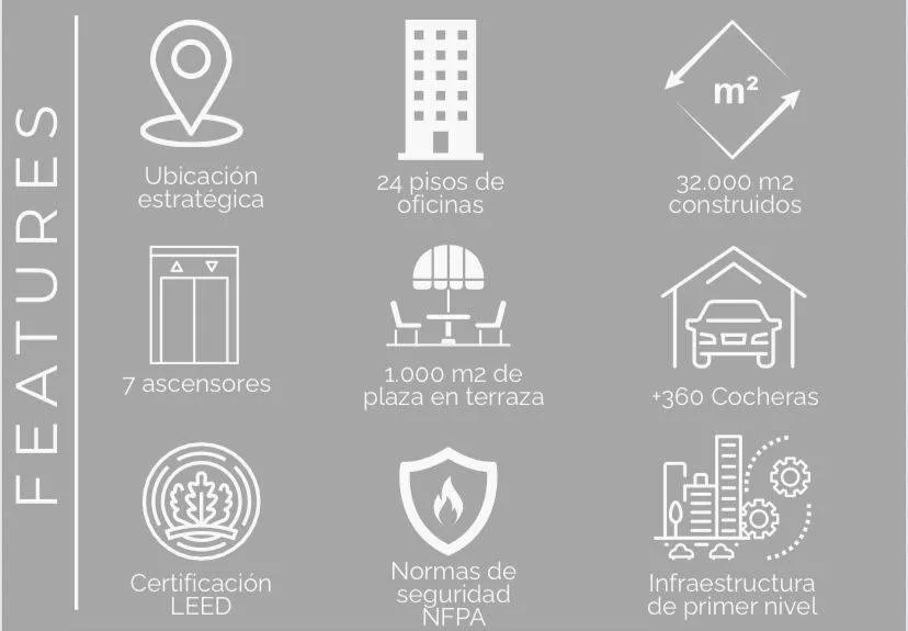 En venta Oficina en el Edificio GO TOWER ID 44149 — foto 2