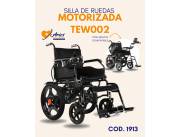 Silla de Ruedas Motorizada Eléctrica TEW002 negro