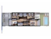 Duplex en pozo, zona Eje corporativo