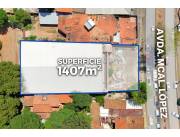 EN VENTA TERRENO SOBRE MCAL.LOPEZ