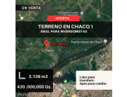 Vendo Amplio Terreno Para Inversionistas En Chacoï Nueva Asuncion