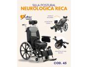 SILLA DE RUEDAS POSTURAL RECA COD 45