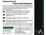 Planos Municipales, carpetas municipales, proyectos arquitectónicos, planos para construcc