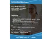 AUXILIAR ADMINISTRATIVA