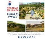 VENTA- TERRENOS 2291M2- VALLE KARE, ITAUGUA