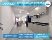ALQUILER de DPTO de 2 DORMS en ENCARNACION - Unidad Amoblada y a Estrenar!!