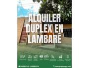 Dúplex en Alquiler - Lambaré
