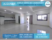 Amplio DPTO de 1 Dormitorio Semi amoblado - Unidad a Estrenar!!
