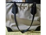 Vendo Cartera Michael Kors Bronceado Eva Mediano Nailon