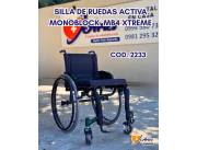 Silla de ruedas activa monoblock MB4 xtreme