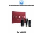 KIT PERFUME GUCCI GUILTY POUR HOMME EAU DE PARFUM 3 PIEZAS