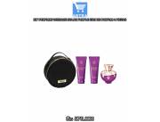 KIT PERFUME VERSACE DYLAN PURPLE EAU DE PARFUM 4 PIEZAS