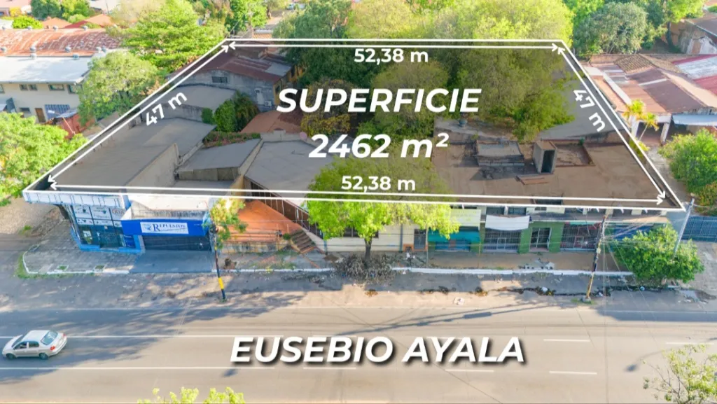Propiedad comercial en esquina sobre Eusebio Ayala – 2.462 m² — foto 2