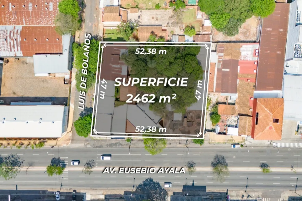 Propiedad comercial en esquina sobre Eusebio Ayala – 2.462 m² — foto 3