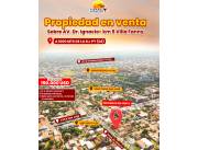 PROPIEDAD EN VENTA KM 5 CIUDAD DEL ESTE SOBRE LA AVDA DR. IGNACIO PANE.