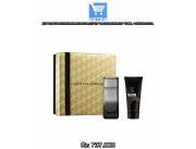 KIT PERFUME CAROLINA HERRERA 212 VIP BLACK ELIXIR EDP 100ML + SHOWER GEL