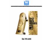 PERFUME CAROLINA HERRERA 212 MEN HEROES NYC MTV EAU DE TOILETTE 90ML
