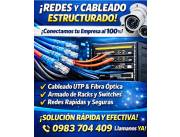 Redes y Cableado Estructurado (UTP y Fibra Óptica)