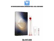 KIT PERFUME KENZO FLOWER L ABSOLUE EDP 100ML + 10ML + BODY LOTION