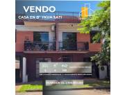 Vendo casa de dos plantas Bº Ykuá Sati