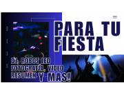 Tenes un EVENTO CHICO? Tenemos EQUIPOS, FOTOS, DJ, ROBOT LED, VIDEOS Y MUCHO MAS!