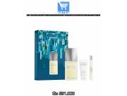 KIT PERFUME ISSEY MIYAKE L'EAU D'ISSEY POUR HOMME EAU DE TOILETTE 3 PIEZAS