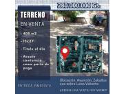 Vendo terreno en el corazón de zeballos_asunción
