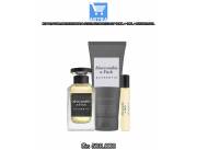 KIT PERFUME ABERCROMBIE & FITCH AUTHENTIC EDT 100ML + 15ML + SHOWER GEL