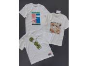 Remeras Nike casual blanco