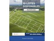 10 LOTES EN LA CIUDAD DE NUEVA COLOMBIA - CORDILLERA