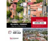 En venta terreno en Villa Morra