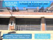 VERANO EN ENCARNACION - Duplex para Alquiler Temporal