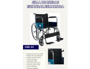 SILLA DE RUEDAS ESTANDAR ESMALTADA