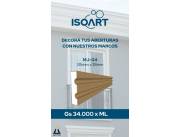 MOLDURA DECORATIVA PARA USO EXTERNO | MARCO MJ-04