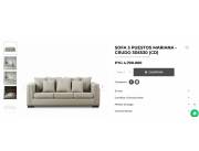 VENDO HERMOSO SOFA SILLON 3 CUERPOS COMO NUEVO