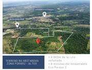 PTO. YGUAZÚ: 101 HAS, S/ RUTA PY 02, APROBACION MUNICIPAL Y MADES, P/ PARQUES LOGISTICOS.