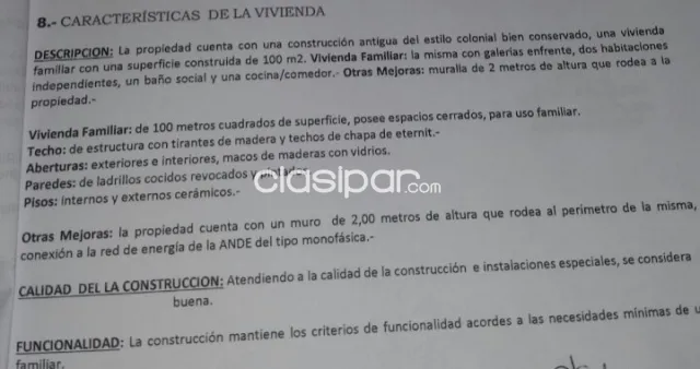 VENDO TERRRENO CON CONSTRUCCION EN SAN ESTANISLAO ZONA HOSPITAL DISTRITAL COD 5888 — foto 2