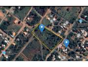 Vendo Terreno de 7553 m2 en Fraccion Altos de Ypane a 7 cuadras de la Ruta a Guarambare