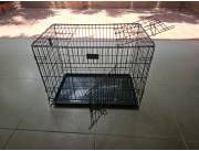 JAULA DE METAL PARA MASCOTA, DOBLE PUERTA – GS 350.000