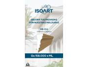 MOLDURA DECORATIVA PARA USO EXTERNO | ALERO MB-104