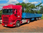 VENDO CAMION CON CARRETA SCANIA COMPLETO