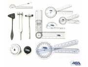 SET GONIOMETROS EVALUACION DIAGNOSTICO KINESIOLOGIA MEDICINA