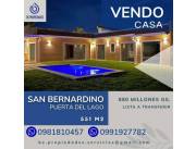 VENDO CASA A ESTRENAR EN SAN BERNARDINO - PUERTA DEL LAGO !!!..